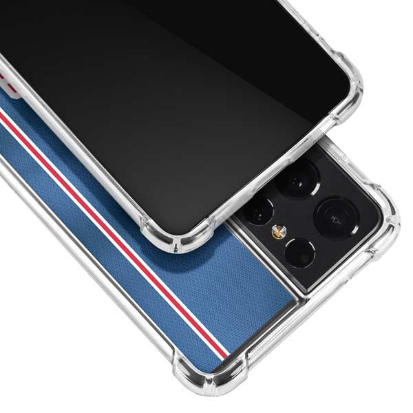 NBA Philadelphia 76ers Jersey Galaxy S21 Ultra 5G Clear Case