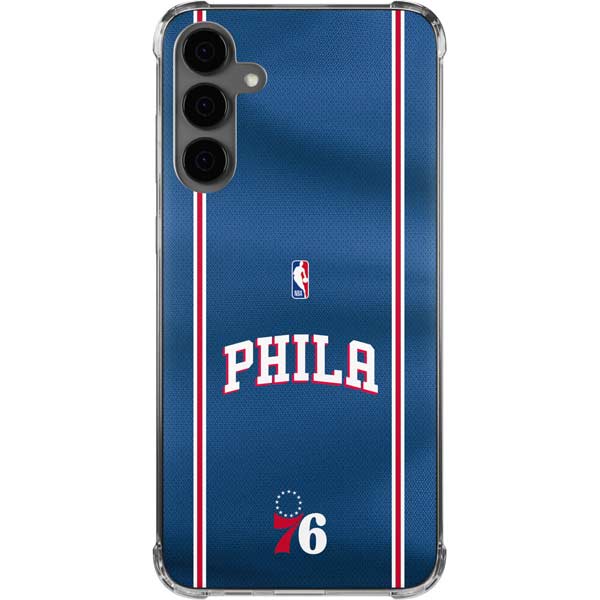 NBA Philadelphia 76ers Jersey Galaxy S24 Plus Clear Case