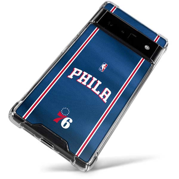 NBA Philadelphia 76ers Jersey Google Pixel 6 Clear Case