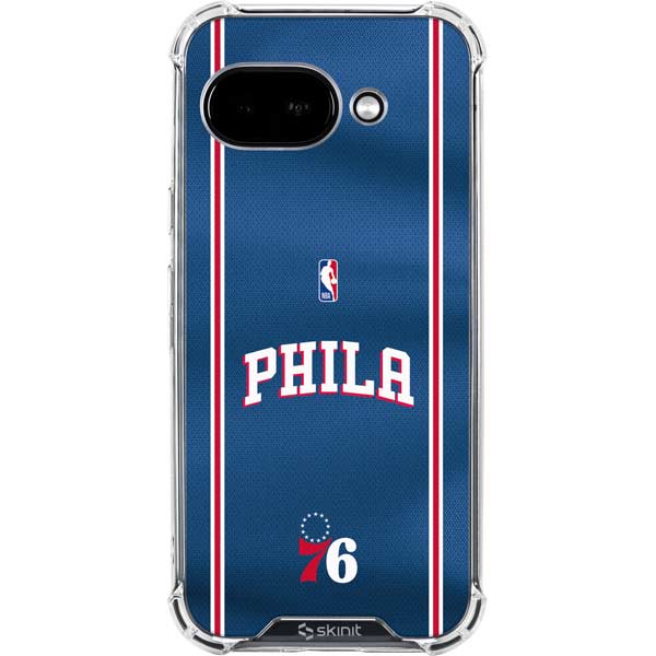 NBA Philadelphia 76ers Jersey Google Pixel 9a Clear Case