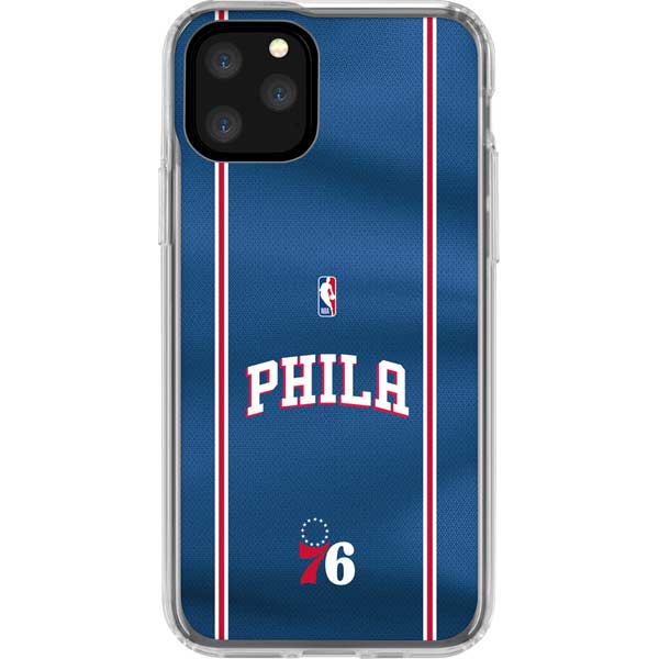 NBA Philadelphia 76ers Jersey iPhone 11 Pro Clear Case