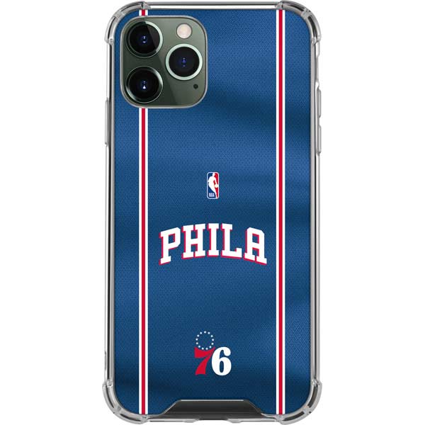 NBA Philadelphia 76ers Jersey iPhone 12 Pro Max Clear Case