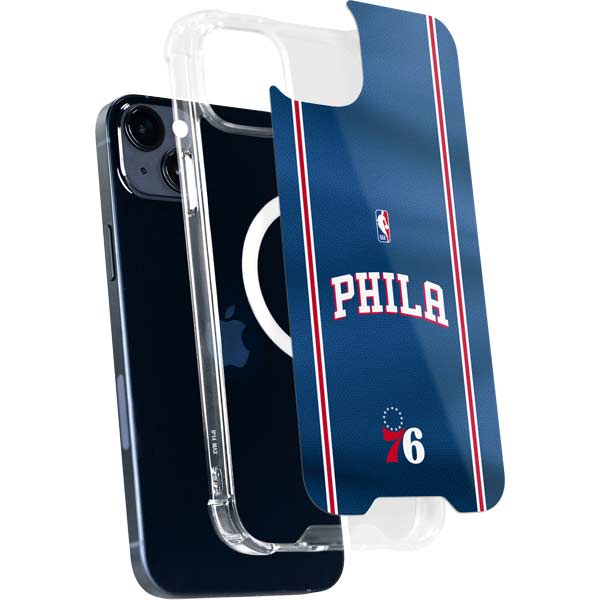 NBA Philadelphia 76ers Jersey iPhone 14 MagSafe Case