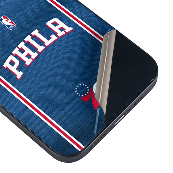 NBA Philadelphia 76ers Jersey iPhone 15 Plus Skin