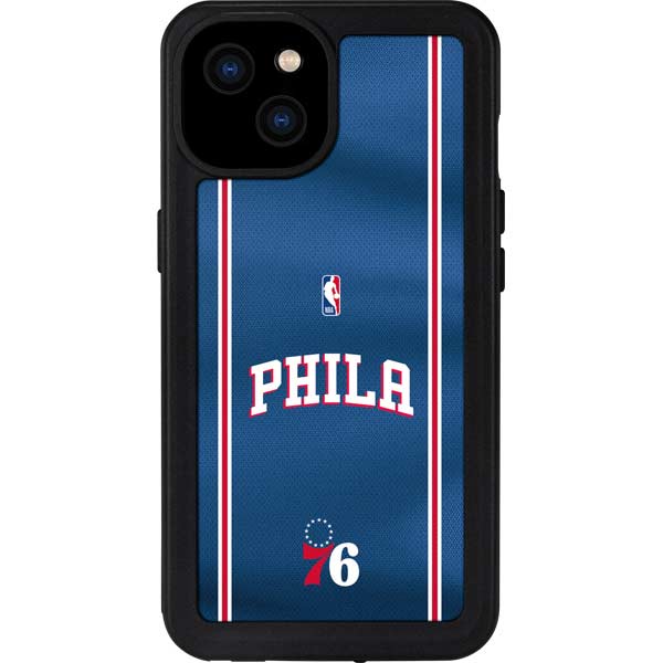 NBA Philadelphia 76ers Jersey iPhone 15 Plus Waterproof Case