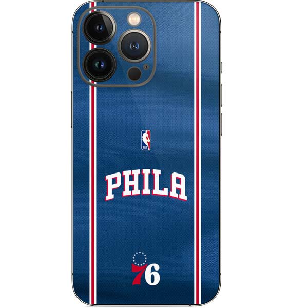 NBA Philadelphia 76ers Jersey iPhone 15 Pro Skin