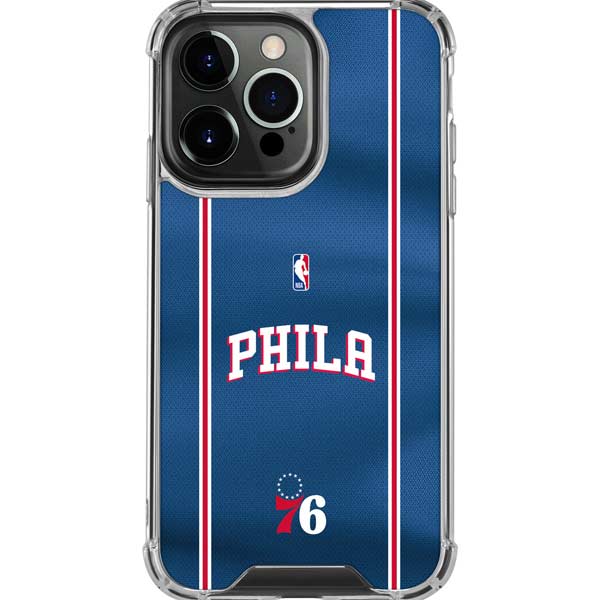 NBA Philadelphia 76ers Jersey iPhone 16 Pro Max Clear Case
