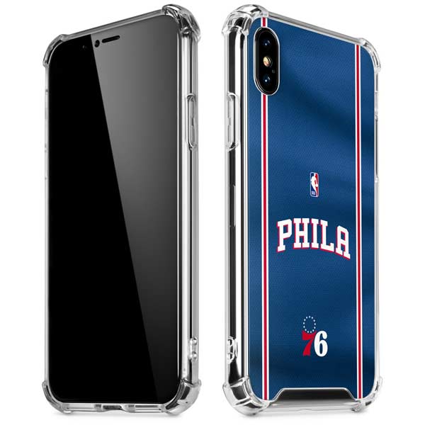 NBA Philadelphia 76ers Jersey iPhone X/XS Clear Case