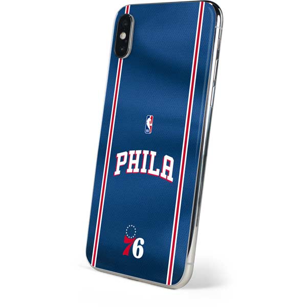 NBA Philadelphia 76ers Jersey iPhone XS Skin