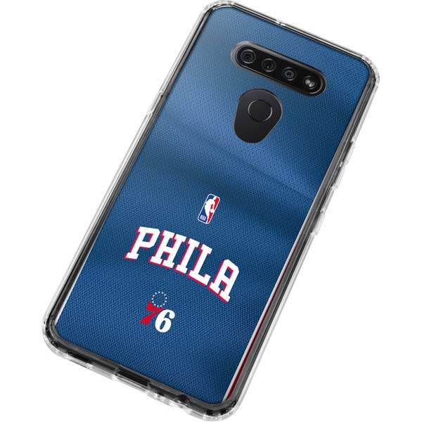 NBA Philadelphia 76ers Jersey LG K51/Q51 Clear Case