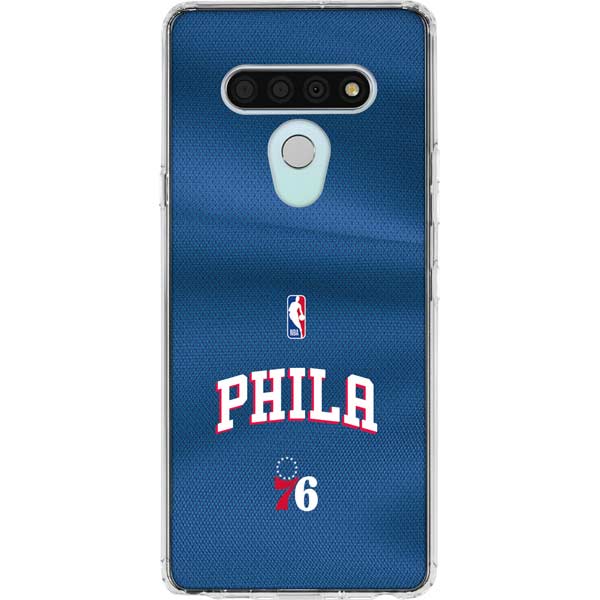 NBA Philadelphia 76ers Jersey LG Stylo 6 Clear Case