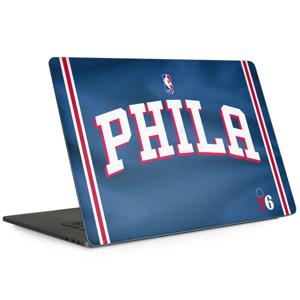 NBA Philadelphia 76ers Jersey MacBook Skins