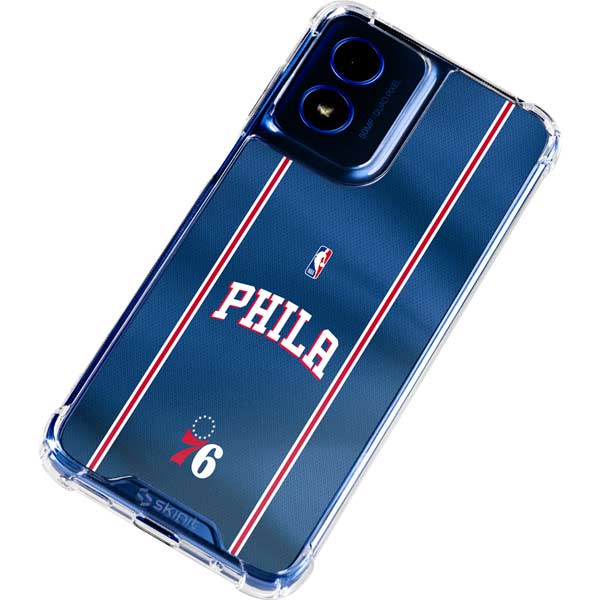 NBA Philadelphia 76ers Jersey Moto G Play 4G (2024) Clear Case