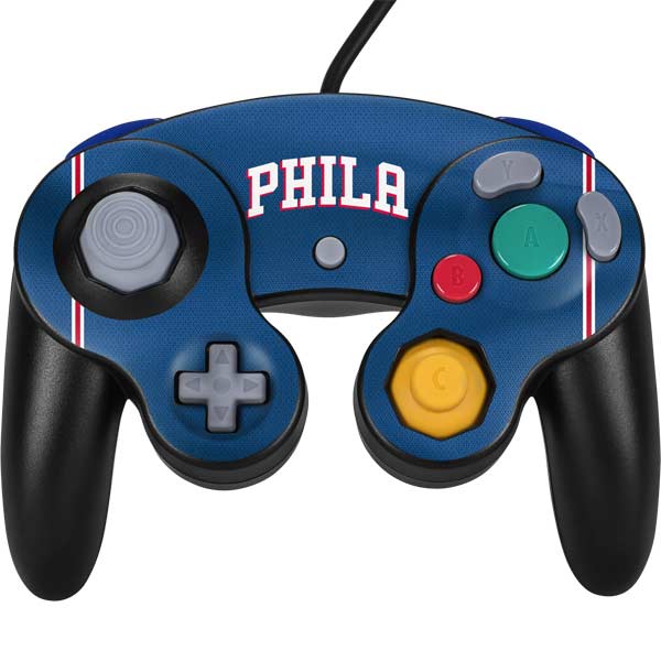 NBA Philadelphia 76ers Jersey Nintendo GameCube Controller Skin