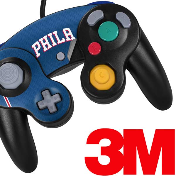 NBA Philadelphia 76ers Jersey Nintendo GameCube Controller Skin