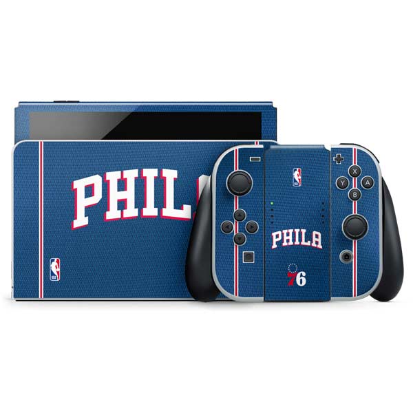NBA Philadelphia 76ers Jersey Nintendo Switch OLED (2021) Skin