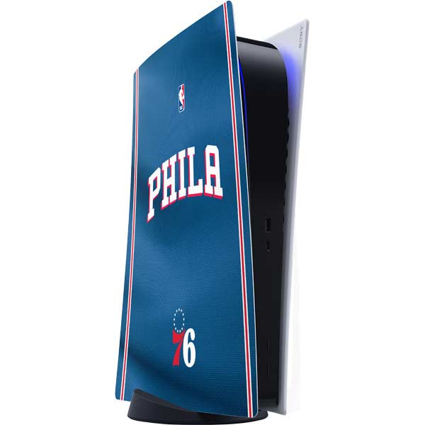 NBA Philadelphia 76ers Jersey PS5 Digital Edition Console Skin