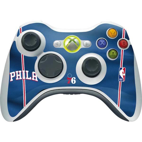 NBA Philadelphia 76ers Jersey Xbox 360 Wireless Controller Skin