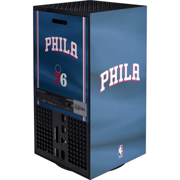 NBA Philadelphia 76ers Jersey Xbox Series X Console Skin
