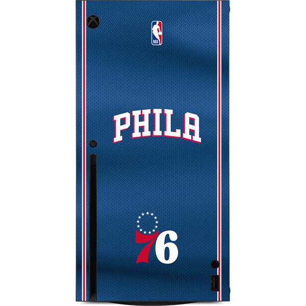 NBA Philadelphia 76ers Jersey Xbox Series X Console Skin