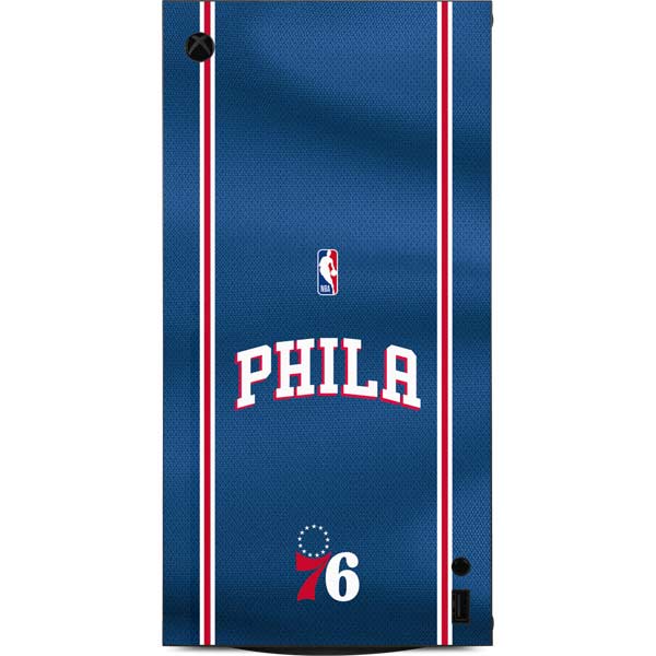 NBA Philadelphia 76ers Jersey XBox Series X Digital Edition Console Skin