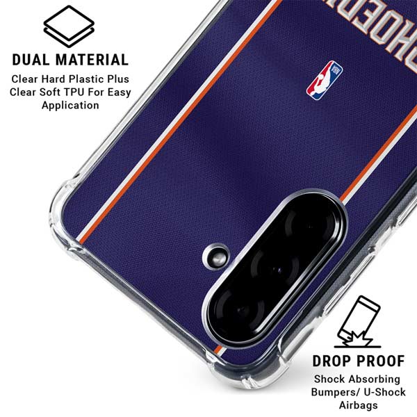 NBA Phoenix Suns Jersey Galaxy A36 5G Clear Case
