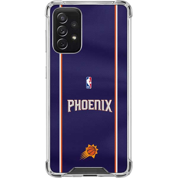NBA Phoenix Suns Jersey Galaxy A72 5G Clear Case