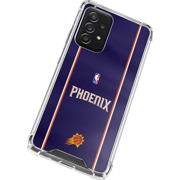 NBA Phoenix Suns Jersey Galaxy A72 5G Clear Case
