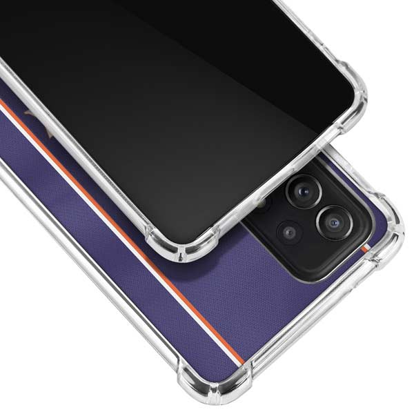 NBA Phoenix Suns Jersey Galaxy A72 5G Clear Case