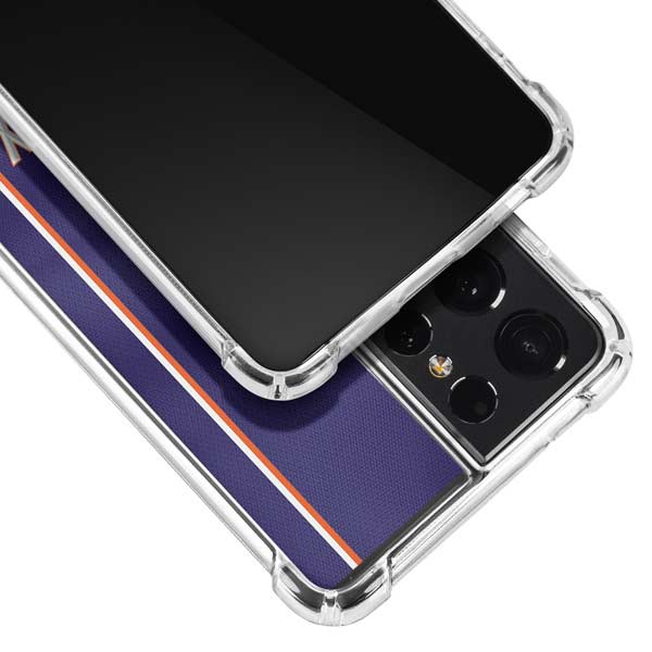 NBA Phoenix Suns Jersey Galaxy S21 Ultra 5G Clear Case