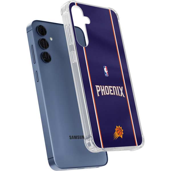 NBA Phoenix Suns Jersey Galaxy S24 Clear Case