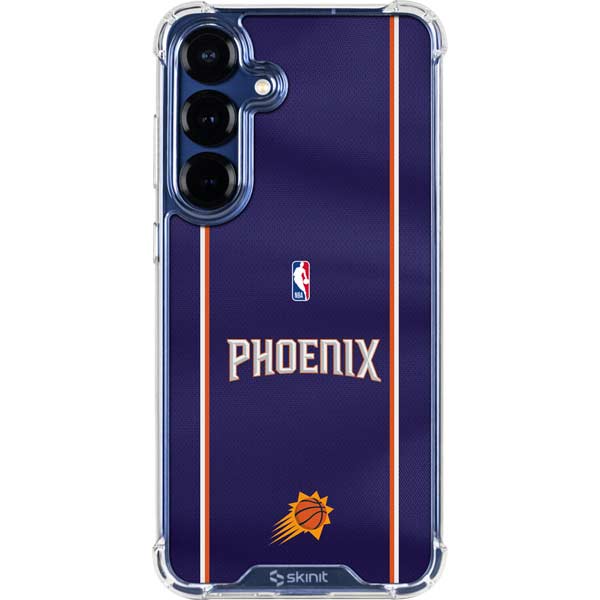 NBA Phoenix Suns Jersey Galaxy S25 Plus Clear Case