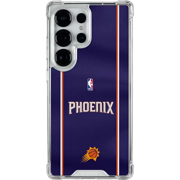 NBA Phoenix Suns Jersey Galaxy S25 Ultra Clear Case