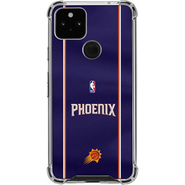 NBA Phoenix Suns Jersey Google Pixel 5a 5G Clear Case