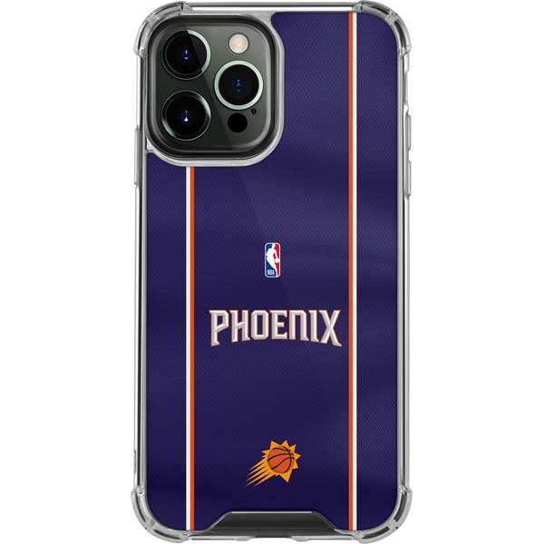 NBA Phoenix Suns Jersey iPhone 14 Pro Max Clear Case