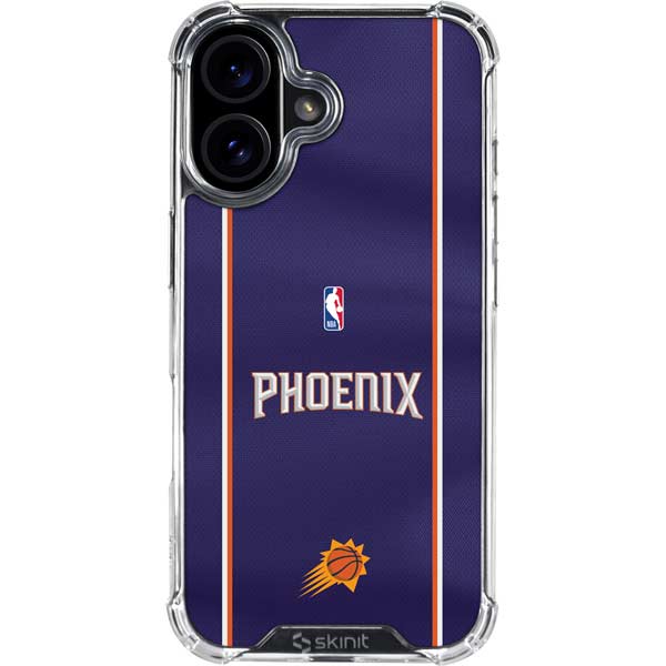 NBA Phoenix Suns Jersey iPhone 16 Clear Case