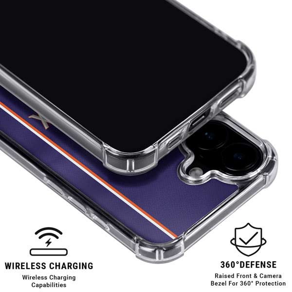 NBA Phoenix Suns Jersey iPhone 16 Clear Case