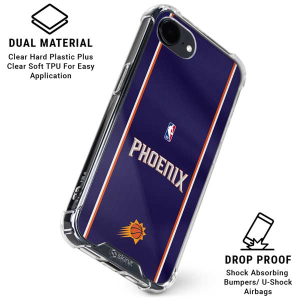 NBA Phoenix Suns Jersey iPhone 16e Clear Case