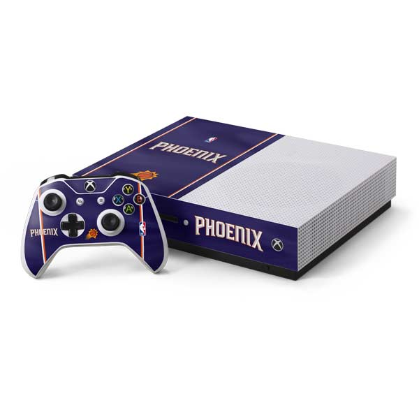 NBA Phoenix Suns Jersey Xbox One S Console and Controller Bundle Skin