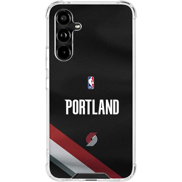 NBA Portland Trail Blazers Jersey Galaxy A54 5G Clear Case