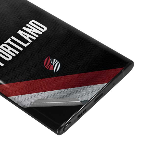 NBA Portland Trail Blazers Jersey Galaxy Note 10 Skin