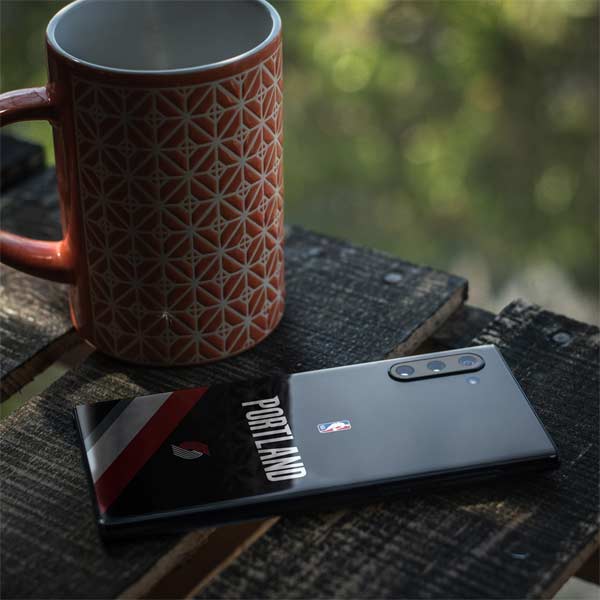 NBA Portland Trail Blazers Jersey Galaxy Note 10 Skin