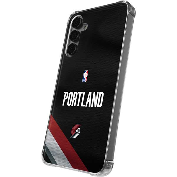 NBA Portland Trail Blazers Jersey Galaxy S24 Plus Clear Case