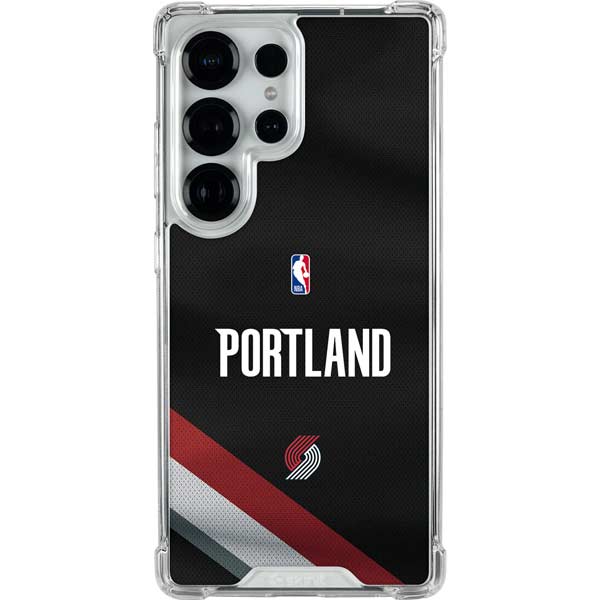NBA Portland Trail Blazers Jersey Galaxy S25 Ultra Clear Case