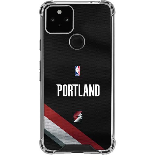 NBA Portland Trail Blazers Jersey Google Pixel 5 Clear Case