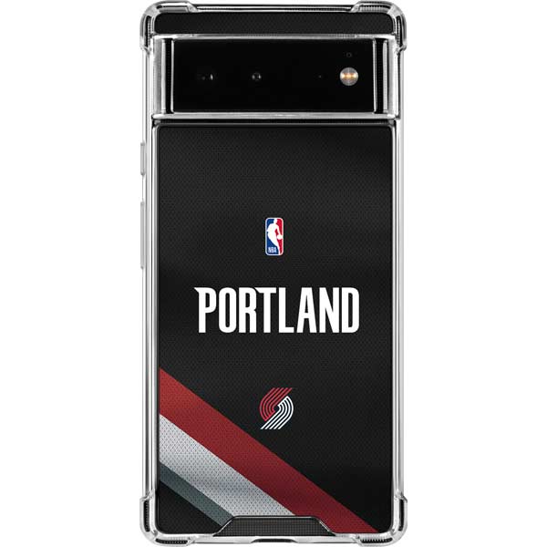 NBA Portland Trail Blazers Jersey Google Pixel 6 Clear Case