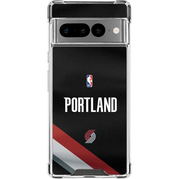 NBA Portland Trail Blazers Jersey Google Pixel 7 Pro Clear Case