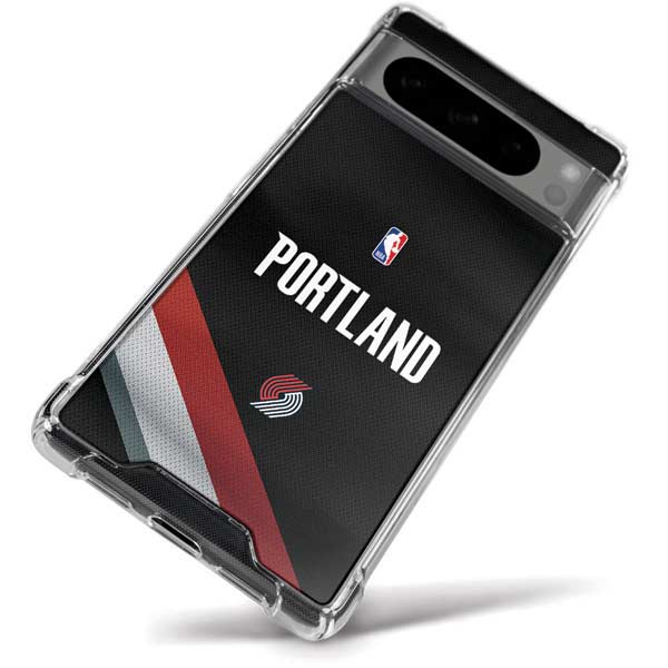 NBA Portland Trail Blazers Jersey Google Pixel 8 Pro Clear Case