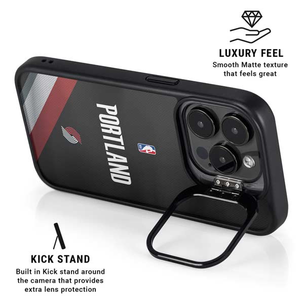 NBA Portland Trail Blazers Jersey iPhone 14 Pro Kickstand Case