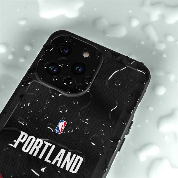NBA Portland Trail Blazers Jersey iPhone 15 Pro Waterproof Case